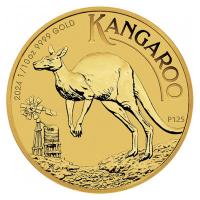 Australien 15 AUD Knguru 2024 1/10 Oz Gold