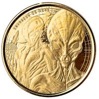 Ghana 50 Cedis Alien 2023 1/10 Oz Gold (nur 1.000 Stck!!!)