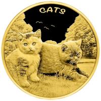 Fiji 0,50 FJD Cats 2024 1/10 Oz Gold