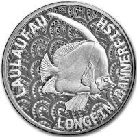 Tokelau 5 NZD Territory (10.) Langflossen Wimpelfisch (Longfin Bannerfish) 2024 1 Oz Silber