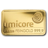 Goldbarren Umicore / Heraeus / Degussa 1 Oz Gold