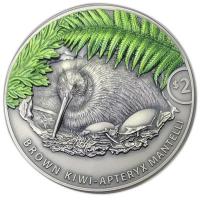 Neuseeland 10 NZD Kiwi 2021 2 Oz Silber HighRelief Proof